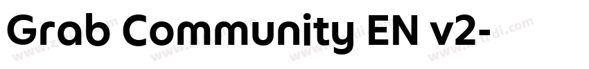 Grab Community EN v2字体转换 Grab Community EN v2字体转换
